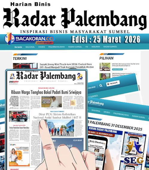 Radar Palembang, 25 Maret 2026