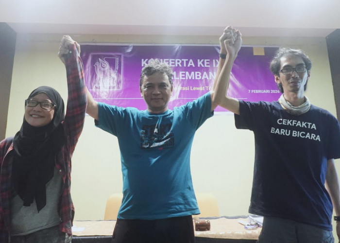 Resha-Nefri Resmi Pimpin AJI Palembang Periode 2026-2029