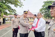 Kapolres Prabumulih Berikan Penghargaan 19 Personel