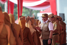 Gelar Apel Gabungan dan Halal Bihalal 2026, Gubernur Sumsel Tekankan Loyalitas dan Efisiensi 