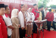 Paslon H Andriasyah Fikri dan Syamdakir Terakhir Daftar di KPU Prabumulih