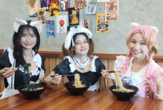 Kataramen Palembang, Luncurkan Menu Baru Hadirkan Cosplayer Sintha Tatha