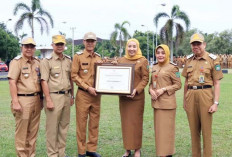 Pemkot Prabumulih Terima Penghargaan Menteri HAM RI