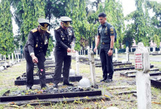 Danrem 044/Gapo Bersama Forkopimda Sumsel Kenang Jasa Pahlawan di TMP Ksatria Ksetra Siguntang