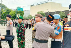 Kodim 0413/Bangka ikut Apel Gelar Pasukan Operasi Kepolisian Lilin Menumbing