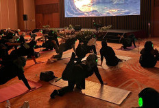 Sensasi Unik Silent Poundfit & Cinematic Yoga di ARYADUTA Palembang