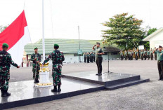 Momen Sakral, Korem 044/Gapo Gelar Upacara Bendera