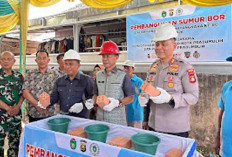 Sumur Bor Polres Prabumulih Bentuk Pengabdian kepada Masyarakat