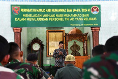 Korem 044/Gapo Peringati Maulid Nabi Muhammad SAW 1446 H