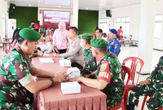 Polres OKI Gelar Donor Darah dalam Rangka Hari Jadi Humas Polri