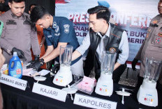Polres OKI Musnahkan 783,53 Gram Sabu, Ratusan Ekstasi