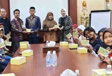 20 Pemenang Pelajar Jadi Walikota Terima Tabungan Pesirah Junior dari Bank Sumsel Babel