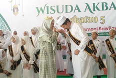 57 Santri Tahfizh Al-Utsmani Sriwijaya Gelar Wisuda Akbar ke 5