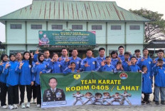 Atlet Karate Inkai Ranting Kodim Lahat Target Juara Kejurnas Piala Presiden