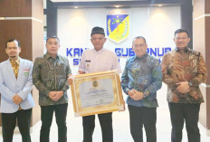 Bupati OKU Timur Terima BKPRMI Award