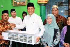 Bupati Muara Enim Safari Ramadan ke Desa Harapan Jaya