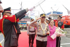 Pedang Pora Sambut Kedatang Kapolres Lahat Baru