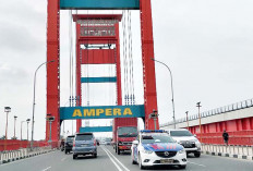 Jembatan Ampera Ditutup Sambut Malam Tahun Baru