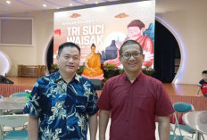 Maha Vihara Maitreya Duta Palembang Gelar Bazar Kuliner Vegan
