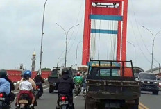 Amankan Pergantian Tahun 2026, Polrestabes Palembang Tutup Jembatan Ampera