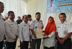 BPN Bagikan 504 Sertifikat Tanah ke Warga Sungai Medang