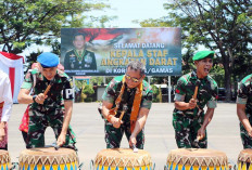 Kebersamaan Pangdam II/Sriwijaya Dampingi KASAD Kunker dan Beri Pengarahan Korem 041/Gamas