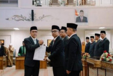 Sah!Ratu Dewa Lantik Apriadi Sinaga Jadi Dirut PD Pasar dan Teddy Adrian Pimpin Tirta Musi, Ini Targetnya