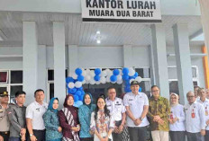 Wako Prabumulih Resmikan Gedung Baru Kantor Kelurahan Muara Dua Barat