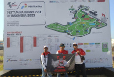 3 Bikers Honda Community Sumsel Dukung Langsung Pembalap AHRT di Mandalika GP