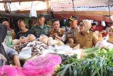 Jelang Puasa Bupati PALI Sidak Pasar