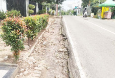 Siring Got Depan Kampus FKIP UNSRI KM 5 Rata Menjadi Tanah