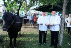 Pj Gubernur Agus Fatoni Resmikan Gerakan Kurban Serentak se-Sumsel pada Momen Hari Raya Idul Adha 1445 Hijriah