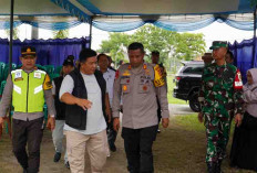 Kapolres Monitoring Langsung Pleno PPK di OKU Timur