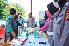  Polres OKI Gelar Pasar Murah 2,5 Ton Beras
