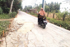 Hari Ini, Jalan Gogokan Kito (Talang Kepuh) Bakal di Aspal Cor Beton