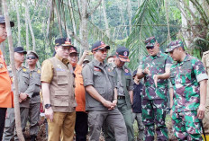 Tinjau Karhutla, Danrem 044/Gapo Dampingi Kunker Kepala BNPB RI di Sumsel