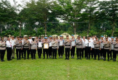 10 Personel Polres Prabumulih terima Apresiasi Kapolres