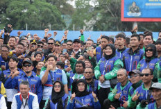 Gubernur Herman Deru Hadiri Apel Kamtibmas, Apel Kamtibmas Ojol dan Buruh, Nyago Bumi Sriwijaya Aman Bae