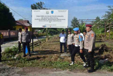 Amankan Aset, Pemkab dan Kejari OKI Pasang Plang di Hutan Kota