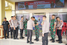 Sinergi TNI - Polri, Danbrigif 8/GC Sambangi Mapolres OKI