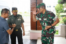 Danrem 044/Gapo Sambut Koorsahli Kasad Tinjau TMMD ke-126 di Sumsel
