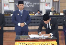 RKUA-RPPAS APBD 2024 Ditandatangani Bupati dan Ketua DPRD OKU Selatan
