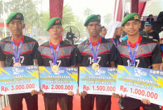 Prajurit Yonif 147/KGJ Dominasi Juara Babel Run 2023