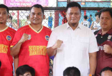 Sekda Erwin Ibrahim Dukung Tim Basket Korpri Banyuasin