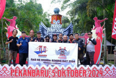 Meriahkan HBD 2024 di Pekanbaru, Honda Sumsel Taklukkan 730 KM Ketangguhan Motor Honda