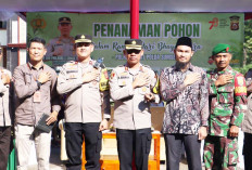 Upaya Cegah Karhutla, Polres Lahat Tanam Pohon