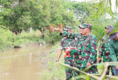 Kodim 0418/Palembang Survei Tiga Lokasi Strategis Pembangunan Jembatan di Gandus