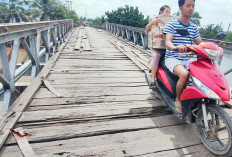 Jembatan Beli/ Ngeradak Keramasan, Besi dan Kayu Pengikat Banyak Lepas