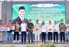 Tingkatan Produksi Pangan, Danrem 043/Gatam Dampingi Kunker Mentan di Lampung