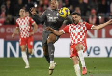 Kalahkan Girona 3-0, Real Madrid Kini Dua Poin di Bawah Barcelona